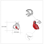 Collier Pendentif Coeur Cardinal