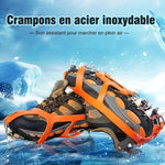 Ciaovie ™ 18 Dents Crampons Antidérapantes en Acier Inoxydable