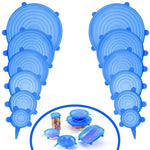 Couvercle Alimentaire en Silicone Extensible, Kit de 6 Pièces