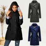 Manteau à capuche pour  femme
