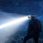 Lampe frontale rechargeable à haute puissance super lumineuse