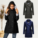Manteau à capuche pour  femme