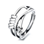 Bague porte-bonheur ajustable à l'intérieur