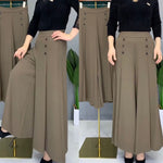 Pantalon large plissé élégant