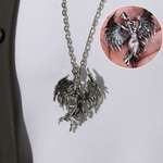 Collier pendentif ange maléfique