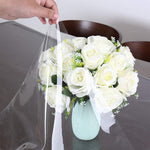 Nappe transparente pour protéger la table