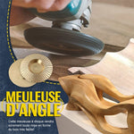 Plat de meuleuse d'angle pour le travail du bois