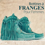 Ciaovie™ Bottines à Franges Pour Femmes