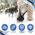 Couvre-chaussures Antidérapant Universel pour Raquettes à Crampons