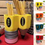 Porte-stylo créatif en forme de crayon