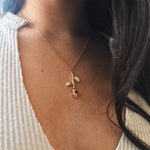 Rose Collier Pendentif