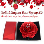 Ciaovie™ Boîte à Bagues Rose Pop-up 3D