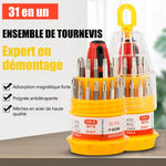 Jeu de Tournevis 31 en un