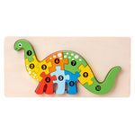Puzzle en bois 3D éducatif pour enfants