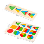 Jeu de Tri en Bois avec Formes Géométriques