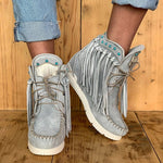 Ciaovie™ Bottines à Franges Pour Femmes