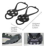 Couvre-chaussures Antidérapant Universel pour Raquettes à Crampons