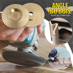 Plat de meuleuse d'angle pour le travail du bois