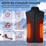 Hommes Chauffé Gilet Isolé Veste
