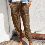 Pantalon Baggy Décontracté pour Dames avec Poches