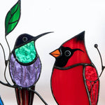 Tentures de vitrail oiseaux 🎁Promotion de la fête des mères🐦