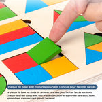 Jeu de Tri en Bois avec Formes Géométriques
