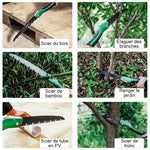 Scie à Bois Multifonctionnelle Pliable