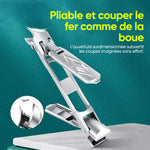 Lame de manucure à double tête incurvée et angulaire