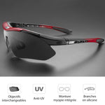 Lunettes de Soleil de Sport Polarisées avec Protection UV (1 SET)