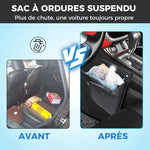 Sac poubelle de voiture suspendu