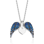 Collier Pendentif Cœur et Ailes D'ange