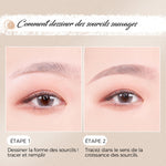 Crayon à Sourcils en Bois Imperméable (12 PCS)