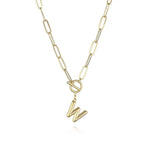 Collier Pendentif Lettre