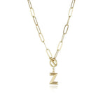 Collier Pendentif Lettre
