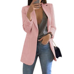 Revers Slim Fit Cardigan Blazer élégant