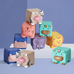 Blocs de Construction Souples Dessin Animé pour Nourrissons