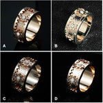 Bague d'Engrenage Rotatif avec Diamant