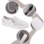 Ciaovie™ Mocassins Plats à Enfiler en Cuir PU