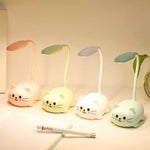 Lampe de Bureau LED Chat de Dessin Animé