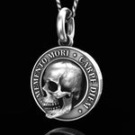 Pendentif tête de mort Memento Mori