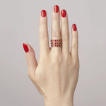 BAGUE EN FORME DE COEUR D'AMOUR