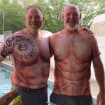 T-shirt de tatouage musculaire