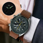 Montre multifonctionnelle à quartz pour hommes