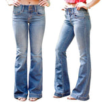 Ciaovie™ Femmes Mode Taille Haute Jeans Évasé