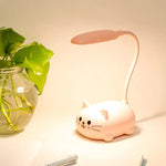 Lampe de Bureau LED Chat de Dessin Animé