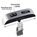 Balance numérique portable, batterie incluse