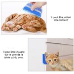 Brosse Auto-toilettante Outil de Massage pour Chat