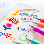 Ensemble de stylo coloré 3D