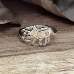 Bague Réglable en Forme de Dinosaure Mignon