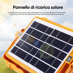 Lumière extérieure solaire portative